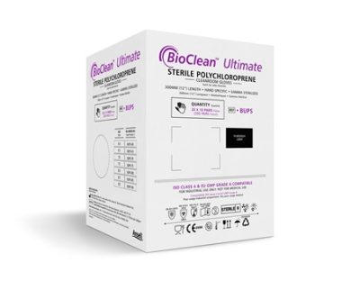 Luva para sala limpa de Policloropreno BioClean Ultimate box