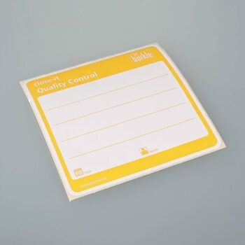 Etiqueta Ultra Adesiva amarela