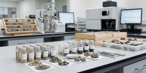 materiais de referência para mineração com a CMS Cientifica