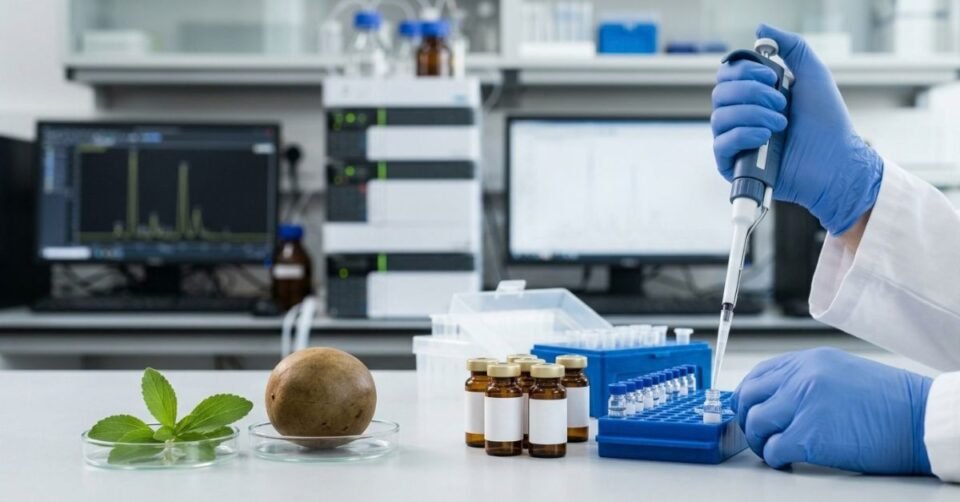 Padrões de referência para adoçantes naturais e bioativos